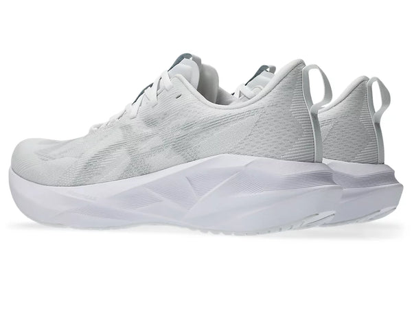 Asics Mens Novablast 5 (White/Piedmont Grey)