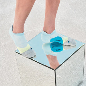 Feetures Elite Light Cushion No Show Tab (Blue Crystal)