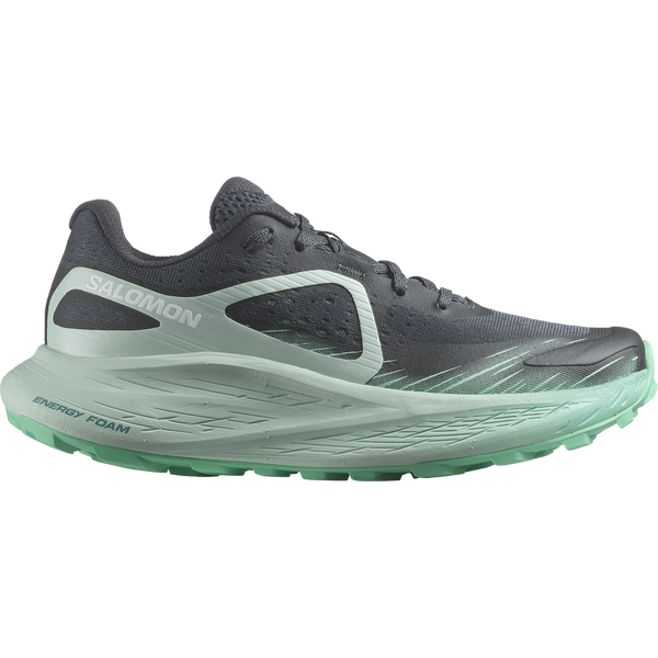 Salomon Womens Glide Max Trail (Ebony/Bluhaz/Cockatoo)