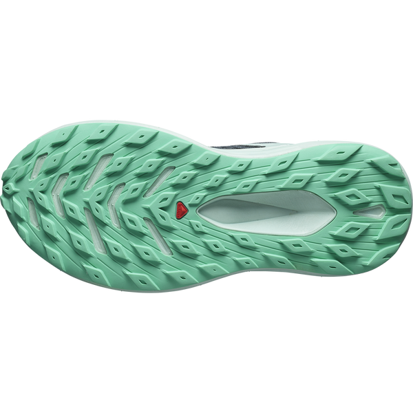 Salomon Womens Glide Max Trail (Ebony/Bluhaz/Cockatoo)