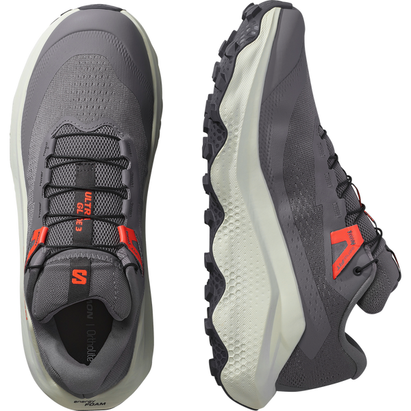 Salomon Mens Ultra Glide 3 (Excalibur/Icicle/Neon Flame)