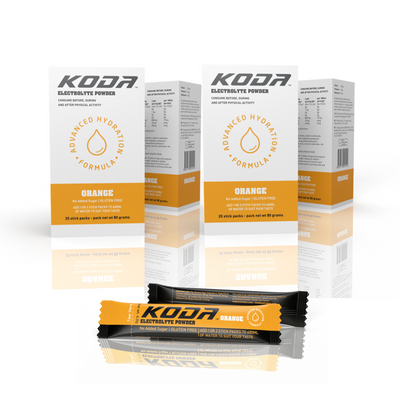 Koda Electrolyte Powder Individual Pack (Multiple flavours - Box of 20 Satchets)