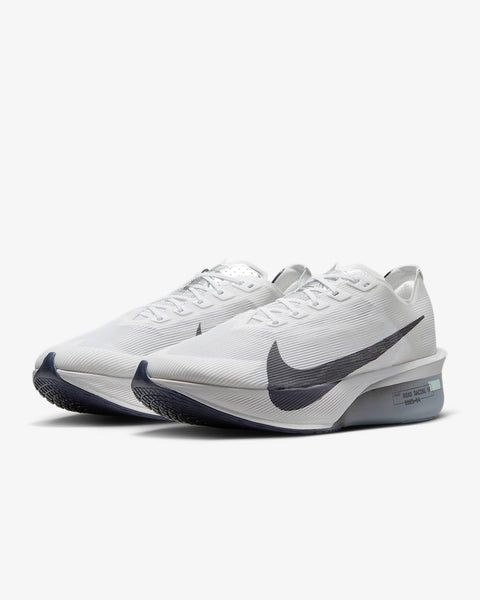 Nike Mens/Womens Zoom X Vaporfly Next % 4 (White/Gridiron-Obsidian Mist)