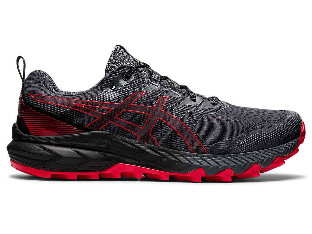 Asics grey on sale red