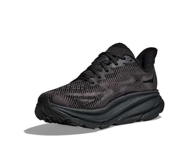 Hoka Womens Clifton 9 (Black/Black)