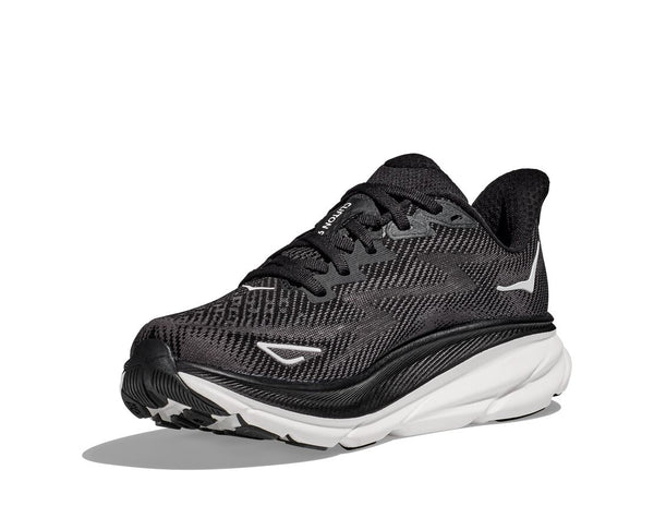 Hoka Mens Clifton 9 (Black/White)