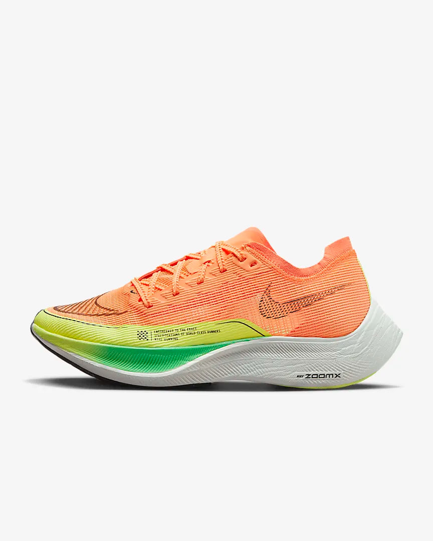 Nike Womens Zoom X Vaporfly Next 2 Peach Cream Green Shock