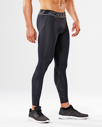 2XU Mens Accelerate Compression Tight (Black/ASN)