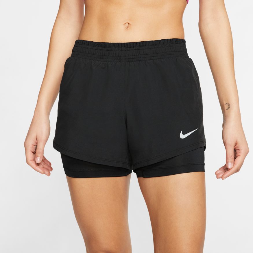 Nike W (2 in 1) Running Short (Black) – The Happy Runner
