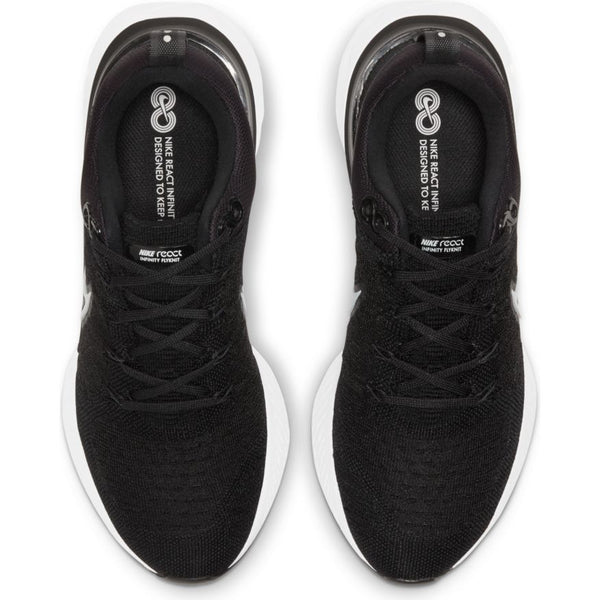 Nike W React Infinity Run FK 2 (Black/White/Iron Grey)