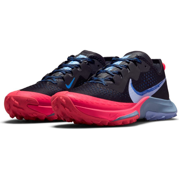 Nike Womens Air Zoom Terra Kiger 7 (Black/Light Thistle/Lapis/Flash Crimson)