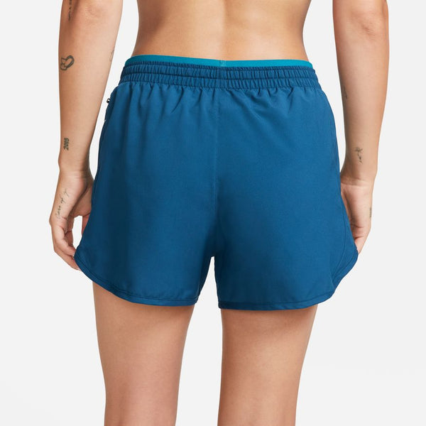 Nike Womens Tempo Luxe 3” Running Short (Valerian Blue/Reflective Silver)