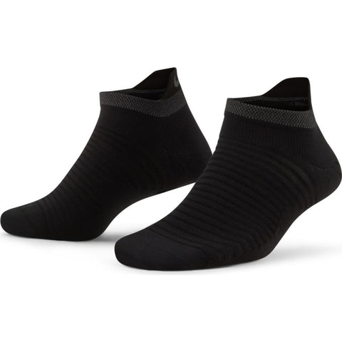 Nike Spark Unisex Lightweight No Show Run Sock (Black/Reflective)