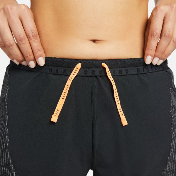 Nike Womens Dri-Fit Run Division Tempo Lux 3" Run Short (Black)