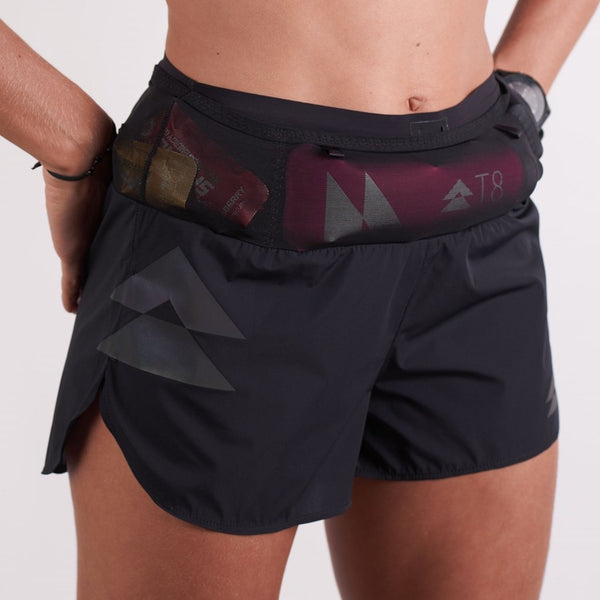 T8 Womens Sherpa Run Short (Black)