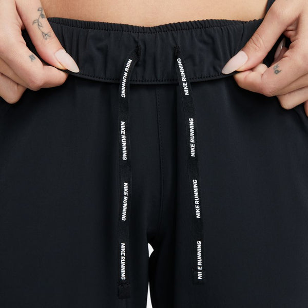 Nike Womens Swoosh Run Pant (Black/Reflective silver)