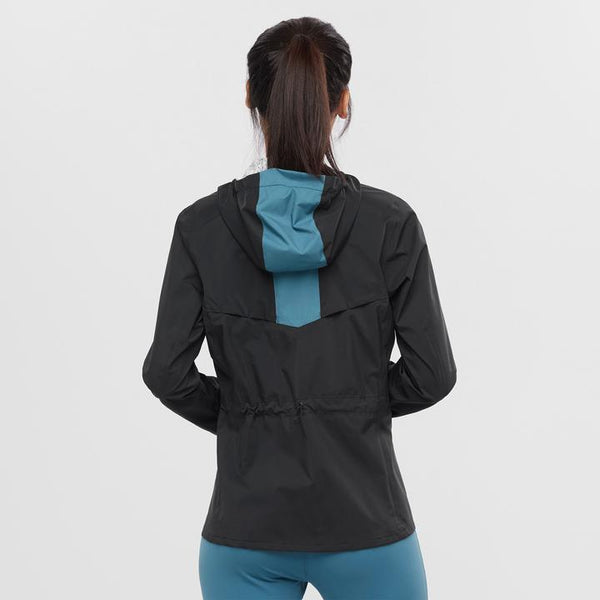 Salomon Womens Bonatti Waterproof Jacket (Black)