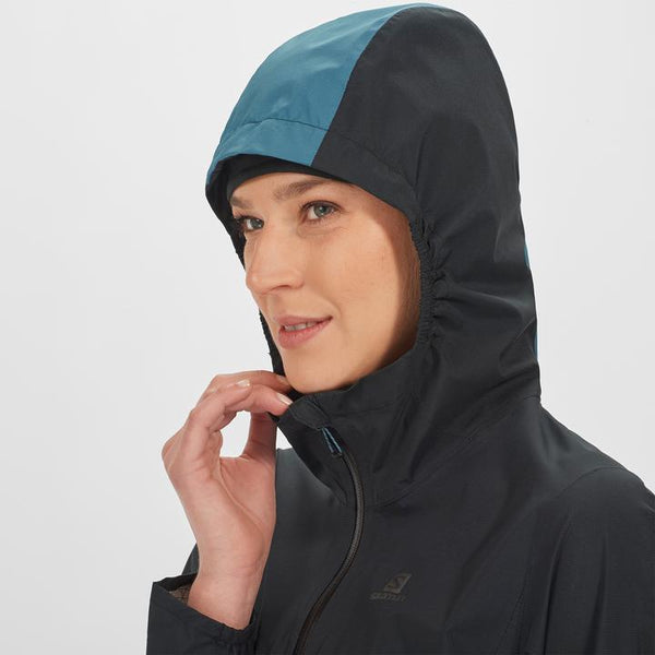 Salomon Womens Bonatti Waterproof Jacket (Black)