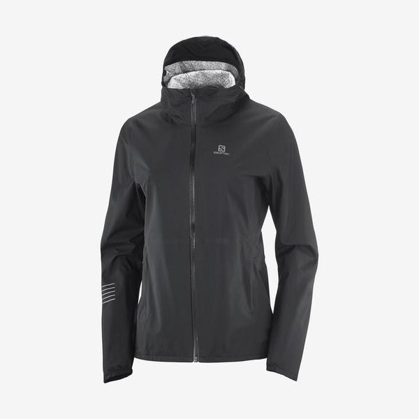 Salomon Womens Bonatti Waterproof Jacket (Black)