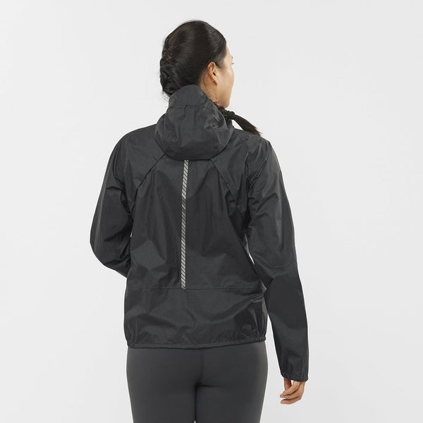 Salomon Womens Bonatti Waterproof Jacket (Black/Black)