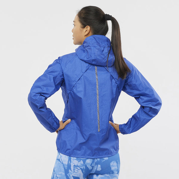 Salomon Womens Bonatti Waterproof Jacket (Nautical Blue)