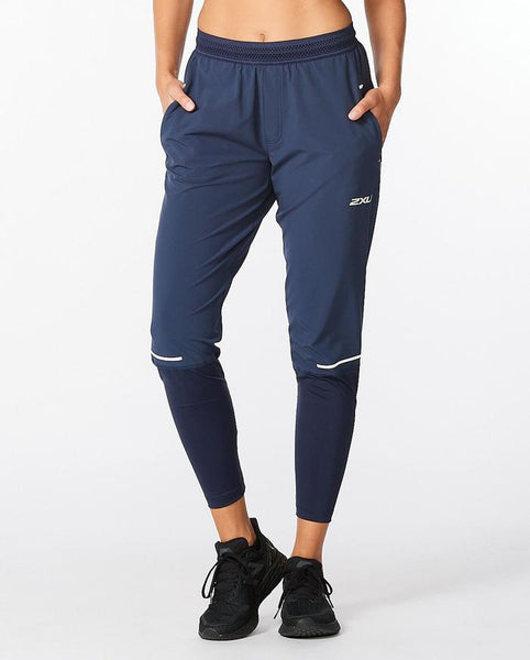 2XU Womens Light Speed Jogger Track Pant (Midnight/ White Reflective)