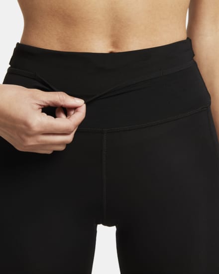 Nike Womens Epic Lux Trail Run Full Length Run Tight (Back)