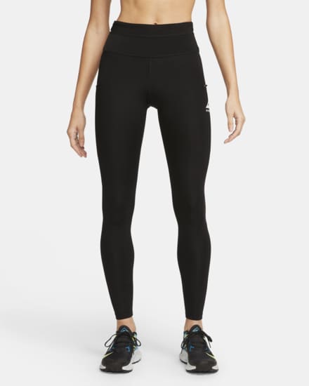 Nike Womens Epic Lux Trail Run Full Length Run Tight (Back)