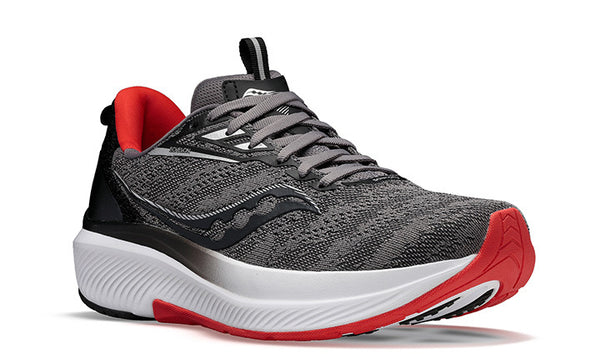Saucony Mens Echelon 9 (2E) (Charcoal/Redsky)