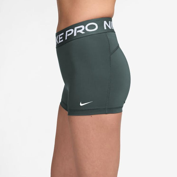 Nike Pro Womens 3'' Shorts (Olive)