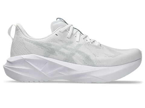 Asics Mens Novablast 5 (White/Piedmont Grey)