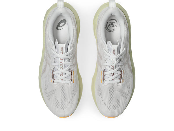 Asics Mens Novablast 5 (White/Fawn)