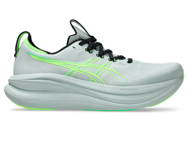 Asics Mens Gel Nimbus 28 (2E) (Cold Moss/Illuminate Green)