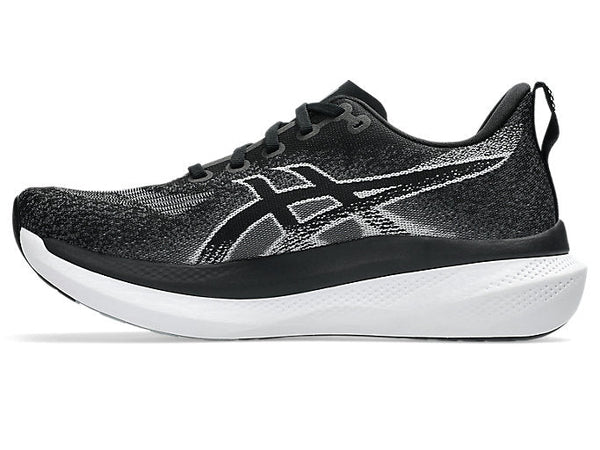 Asics Mens Glideride Max 2 (2E) (Black/White)