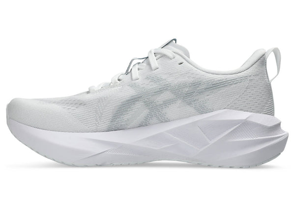 Asics Womens Novablast 5 (White/Piedmont Grey)