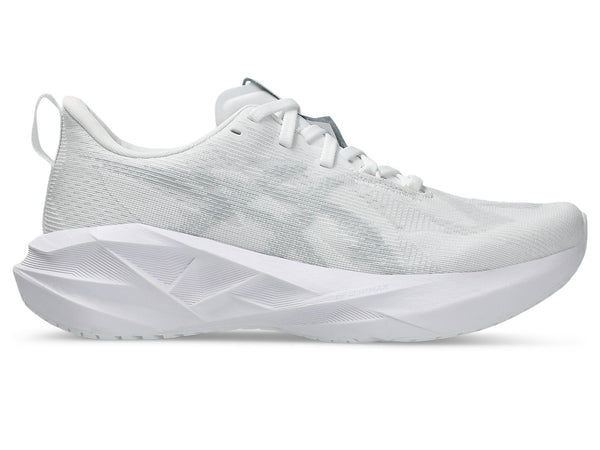 Asics Womens Novablast 5 (White/Piedmont Grey)