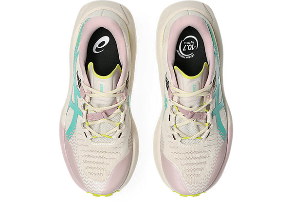 Asics Womens Trabuco Max 5 (Mineral Beige/Aurora Green)