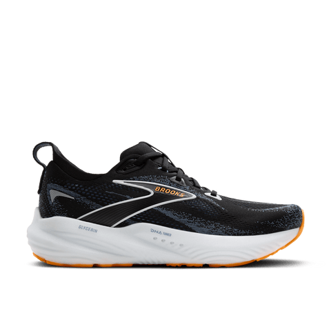 Brooks Mens Glycerin 22 (2E) (Black/Country Blue/Org)