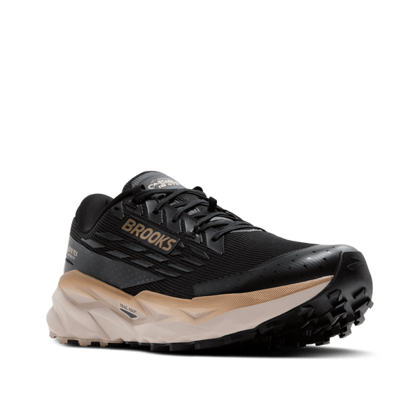 Brooks Mens Cascadia 19 GTX (Black/Ebony/Chateau Grey)