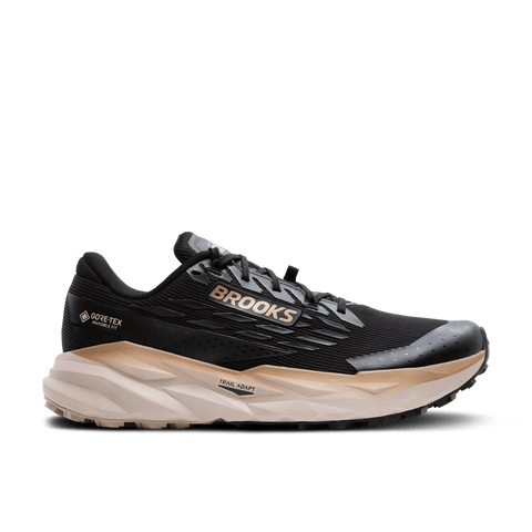 Brooks Mens Cascadia 19 GTX (Black/Ebony/Chateau Grey)