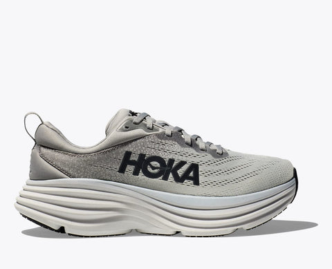 Hoka Mens Bondi 8 (2E) (Sharkskin/Harbour Mist)