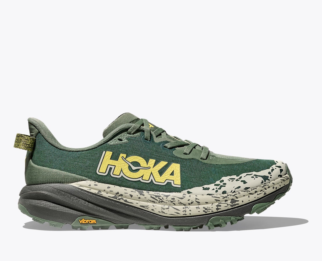 Hoka Mens Speedgoat 6 Wide (Fern/Asphalt Grey)