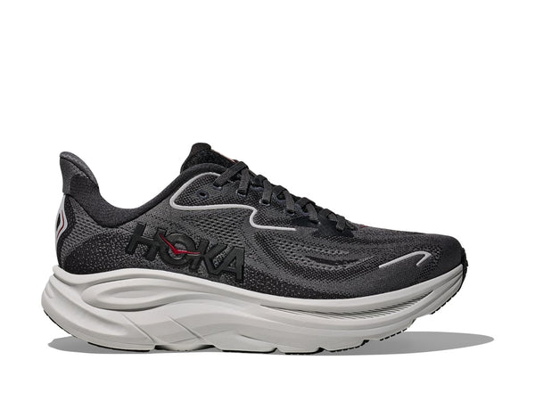Hoka Mens Clifton 10 (Carbon Black/Satellite Grey)