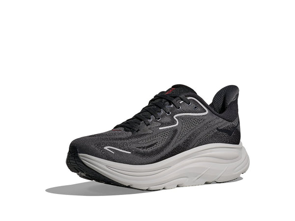 Hoka Mens Clifton 10 (Carbon Black/Satellite Grey)