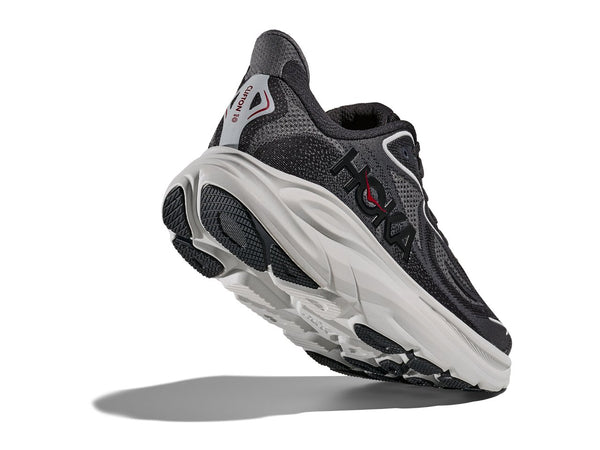 Hoka Mens Clifton 10 (Carbon Black/Satellite Grey)