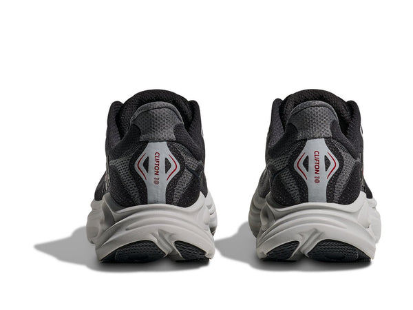 Hoka Mens Clifton 10 (Carbon Black/Satellite Grey)