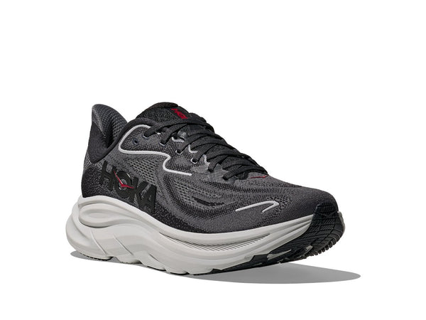 Hoka Mens Clifton 10 (Carbon Black/Satellite Grey)