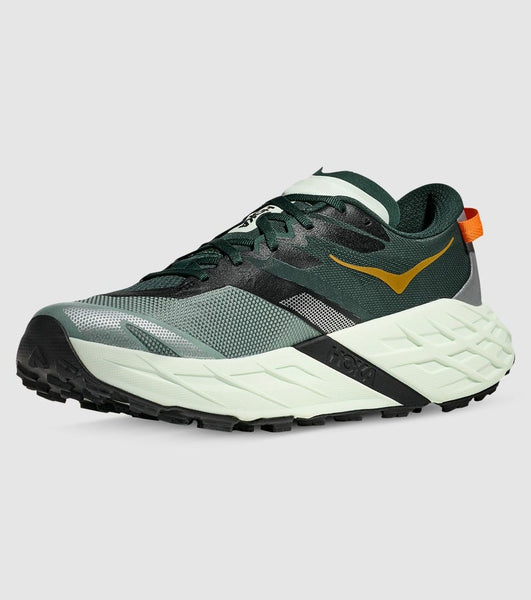 Hoka Mens Speedgoat 7 (2E) (Bay Leave/Sea Glass)