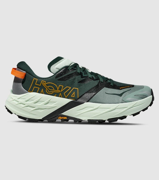 Hoka Mens Speedgoat 7 (2E) (Bay Leave/Sea Glass)