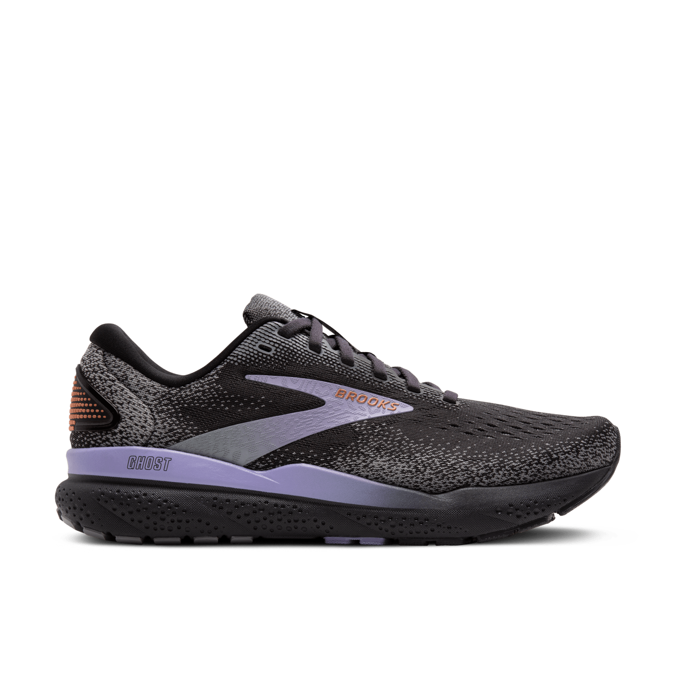 Brooks Womens Ghost 16 (Ebony/Lavender/Copper)